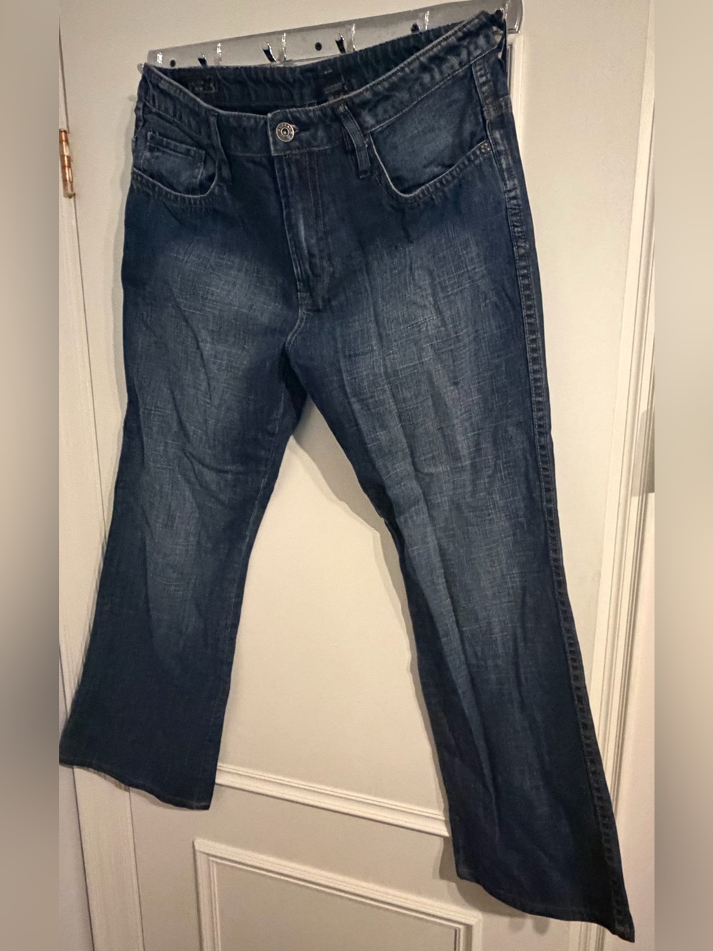 Buffalo David Bitton Men's Dark Blue Flare Jeans